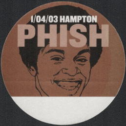 ##MUSICBP0738 - PHISH OTTO Cloth Backstage Pass from the 2003 Hampton Concert - Pictures Washington from Welcome Back Kotter