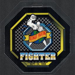 ##MUSICBP2094 - Laminated OTTO Backstage Pass for The Ultimate Fighting Championship on Sept. 24, 1999