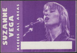 ##MUSICBP2232 - Suzanne Vega 1987 World Tour OTTO Access All Areas Backstage Pass