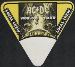 ##MUSICBP0758 - AC/DC OTTO Cloth Backstage Loca...