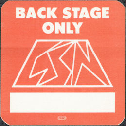 Crosby, Stills, and Nash Cloth OTTO After Show Pass from the