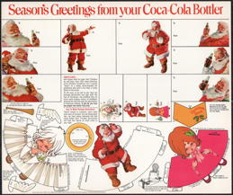 #CC429 - Group of 3 Coke Bottlers Santa Giveaways