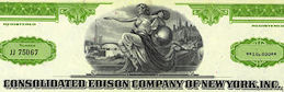 #ZZStock059 - Consolidated Edison Company of New York, Inc. Stock Certificate