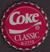 #BF315 - Coke Classic Bottle Cap with Dynamic Contour Logo
