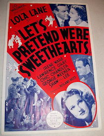 #CH679 - Huge 1936 Lola Lane Let's Pretend We're Sweethearts Publicity Brochure