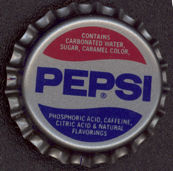 #BF316 - Group of 10 Early Plastic Lined Pepsi Cola Cap
