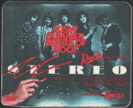 ##MUSICBP0029  - 1981 REO Speedwagon Radio Promo OTTO Commemorative Backstage Pass - KISW