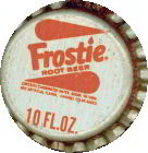 #BF330  - Group of 10 Frostie Root Beer Caps with Frostie Logo